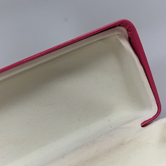 Kate Spade ♠️ Sunglass/ eyeglass hard sided case pink & orange one size - Picture 6 of 10